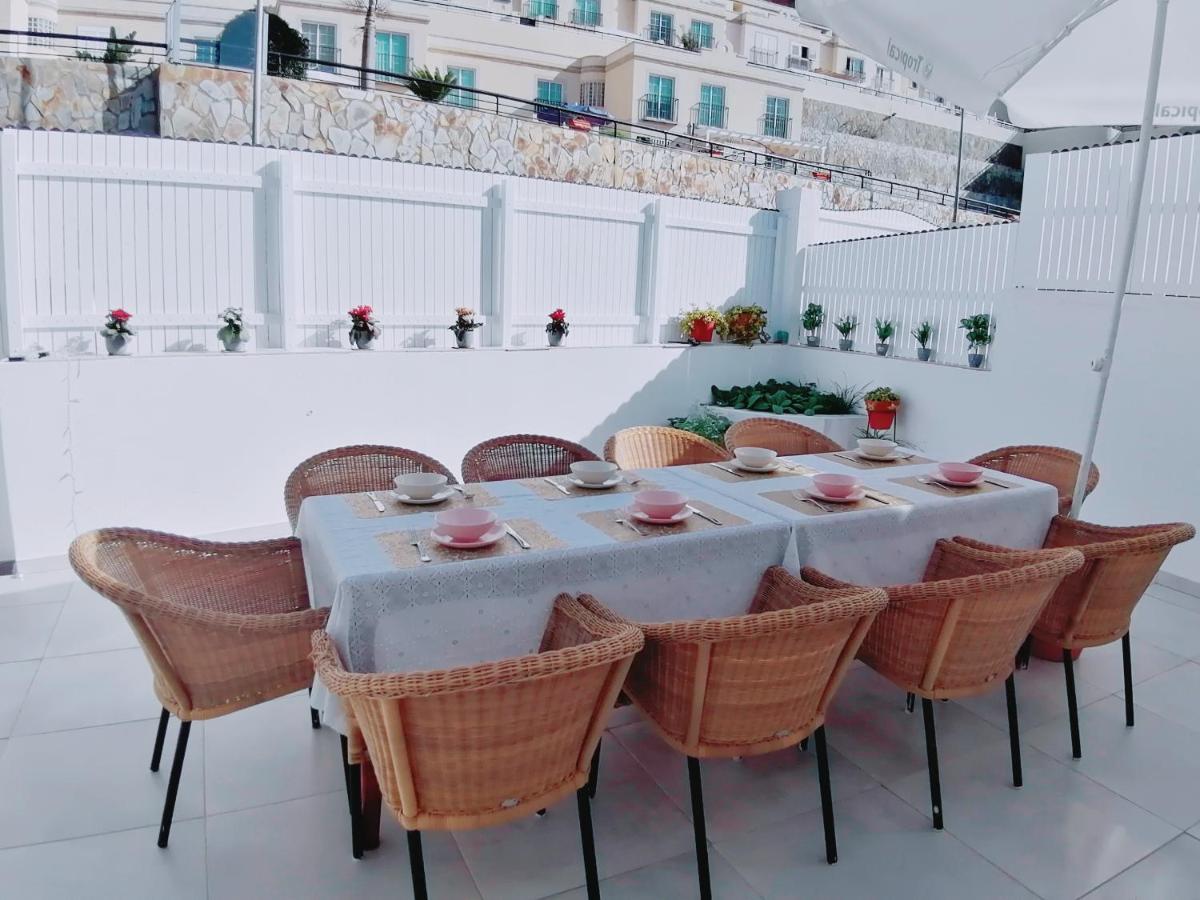 Big Villa Puerto Rico Streetfront With Private Saltwater Jacuzzi Pool, Bbq, Kitchen & 3 Terraces Near Shopping Center Puerto Rico (Gran Canaria) Luaran gambar