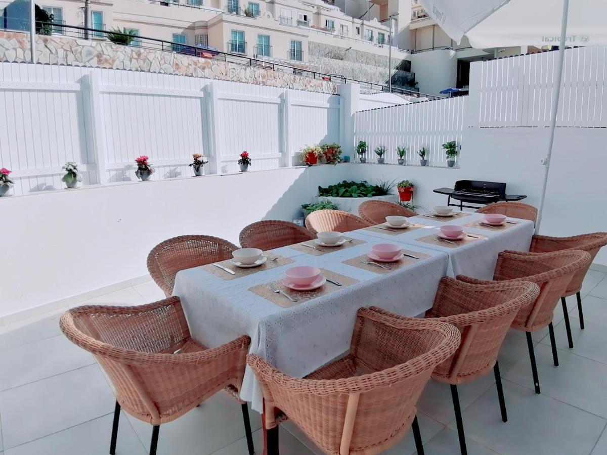 Big Villa Puerto Rico Streetfront With Private Saltwater Jacuzzi Pool, Bbq, Kitchen & 3 Terraces Near Shopping Center Puerto Rico (Gran Canaria) Luaran gambar